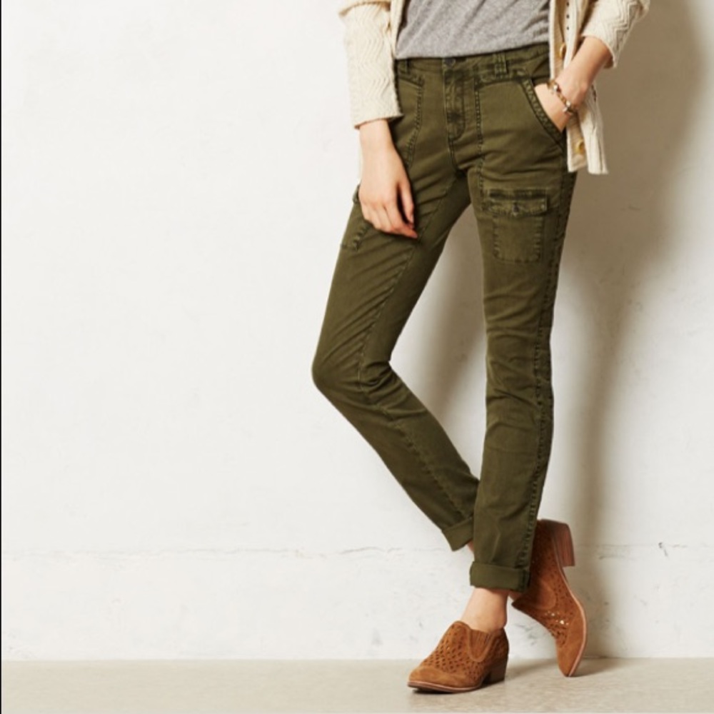 Pilcro and the Letterpress Tiri cargo skinny pants